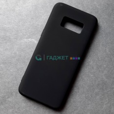 Cиликоновый чехол для Samsung S8, черный