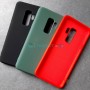 Cиликоновый чехол для Samsung S9 Plus, темно-зеленый