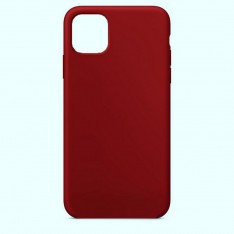 Силиконовый чехол Silicone Case для Apple iPhone 11 №25 (бордовый)