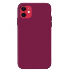 Силиконовый чехол Silicone Case для Apple iPhone 11, без лого №35 (красная роза)
