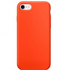 Силиконовый чехол Silicone Case для Apple iPhone 7 / 8 №13 (оранжевый)