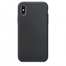 Силиконовый чехол Silicone Case для Apple iPhone X / XS №15 (угольно-серый)