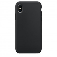 Силиконовый чехол Silicone Case для Apple iPhone XS MAX №18 (черный)