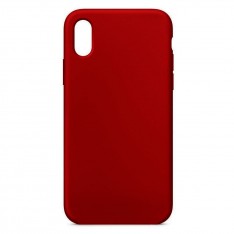 Силиконовый чехол Silicone Case для Apple iPhone XS MAX №25 (бордовый)