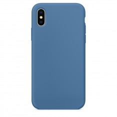 Силиконовый чехол Silicone Case для Apple iPhone XS MAX №42 (синий)