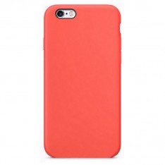 Силиконовый чехол Silicone Case для Apple iPhone 6 №13 (оранжевый)