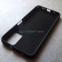 Cиликоновый чехол для Xiaomi Poco M3, с лого черный
