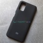 Cиликоновый чехол для Xiaomi Poco M3, с лого черный
