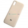 Силиконовый чехол Silicone Cover для Xiaomi Redmi 9A, бежевый