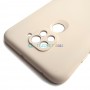 Силиконовый чехол Silicone Cover для Xiaomi Redmi Note 9, бежевый