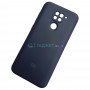 Силиконовый чехол Silicone Cover для Xiaomi Redmi Note 9, темно-синий