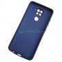 Силиконовый чехол Silicone Cover для Xiaomi Redmi Note 9, темно-синий