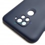 Силиконовый чехол Silicone Cover для Xiaomi Redmi Note 9, темно-синий