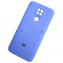 Силиконовый чехол Silicone Cover для Xiaomi Redmi Note 9, сиреневый