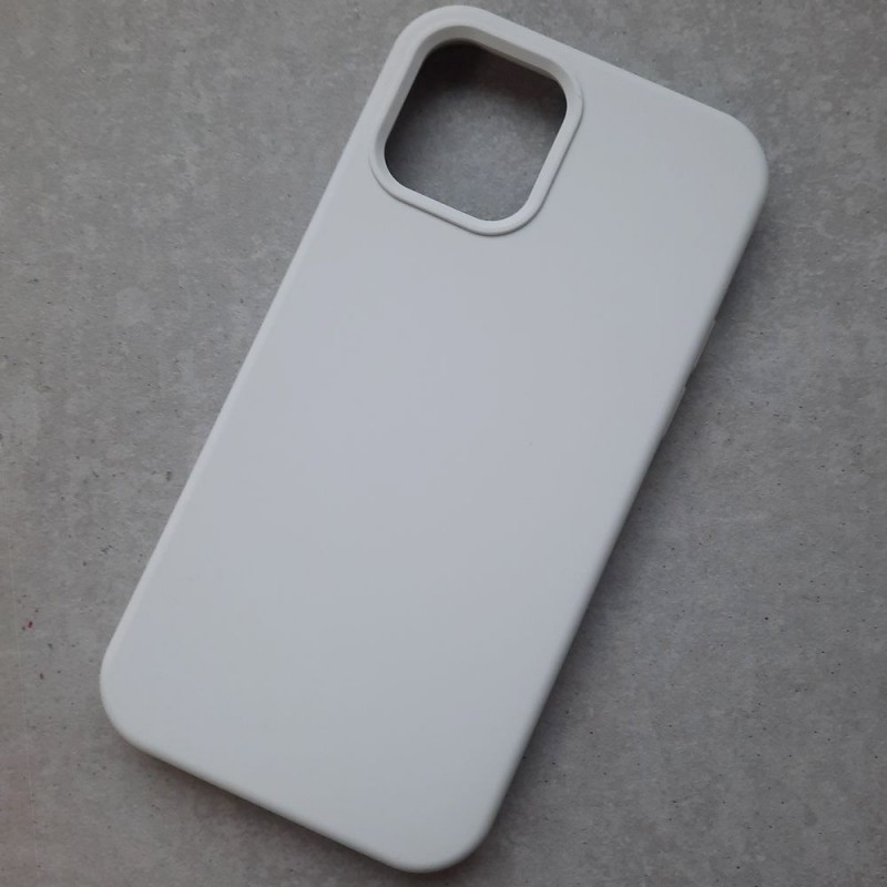 Чехол для iPhone 12 / 12 Pro, Silicone Case Premium белый