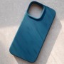 Чехол для iPhone 13 Pro Max, Silicone Case Premium морская волна
