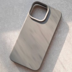 Чехол для iPhone 13 Pro Max, Silicone Case Premium серый асфальт