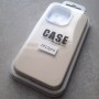 Чехол для iPhone 13 Pro, Silicone Case Premium античный белый