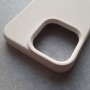 Чехол для iPhone 13 Pro, Silicone Case Premium античный белый