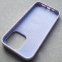 Чехол для iPhone 13 Pro, Silicone Case Premium бледно-сиреневый