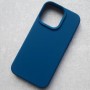 Чехол для iPhone 13 Pro, Silicone Case Premium морская волна