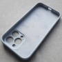 Чехол для iPhone 13 Pro, Silicone Case Premium светло-серый