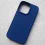 Чехол для iPhone 13 Pro, Silicone Case Premium темно-синий