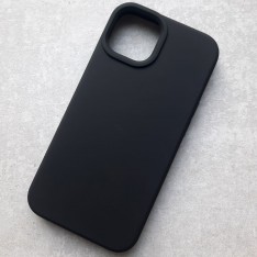 Чехол для iPhone 13, Silicone Case Premium черный
