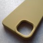 Чехол для iPhone 13, Silicone Case Premium оливковый