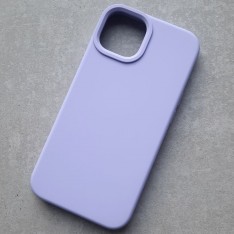 Чехол для iPhone 13, Silicone Case Premium сирень