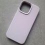Чехол для iPhone 14 Pro Max, Silicone Case Premium бледно сиреневый