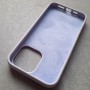 Чехол для iPhone 14 Pro Max, Silicone Case Premium бледно сиреневый