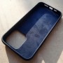 Чехол для iPhone 14 Pro Max, Silicone Case Premium темно-синий