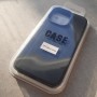 Чехол для iPhone 14 Pro Max, Silicone Case Premium темно-синий матовый