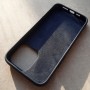 Чехол для iPhone 14 Pro Max, Silicone Case Premium темно-синий матовый