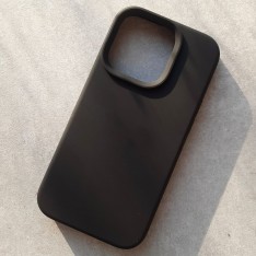 Чехол для iPhone 14 Pro, Silicone Case Premium черный