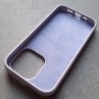 Чехол для iPhone 14 Pro, Silicone Case Premium бледно-сиреневый