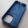 Чехол для iPhone 14 Pro, Silicone Case Premium синий