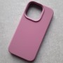 Чехол для iPhone 14 Pro, Silicone Case Premium светлая марсала