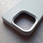 Чехол для iPhone 14 Pro, Silicone Case Premium светло серый