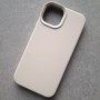 Чехол для iPhone 14, Silicone Case Premium античный белый
