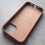 Чехол для iPhone 14, Silicone Case Premium бежево-коричневый