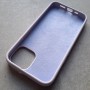 Чехол для iPhone 14, Silicone Case Premium бледно-сиреневый