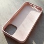Чехол для iPhone 14, Silicone Case Premium розовый песок