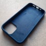 Чехол для iPhone 14, Silicone Case Premium синий