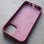 Чехол для iPhone 14, Silicone Case Premium светлая марсала