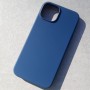 Чехол MagSafe для iPhone 14,  Silicone Case синий