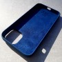 Чехол MagSafe для iPhone 14,  Silicone Case синий