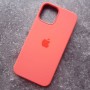 Чехол с MagSafe для iPhone 12 / 12 Pro,  Silicone Case розовый цитрус