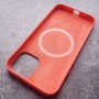 Чехол с MagSafe для iPhone 12 / 12 Pro,  Silicone Case розовый цитрус